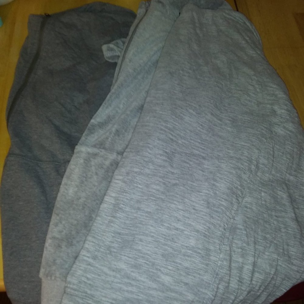 Lot of ladies size 4x Gray Sweat Jackets